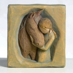 Willow Tree Quiet Strength Plaque, Horse - NEW